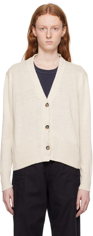 Photo: Margaret Howell Off-White Oversized Cardigan