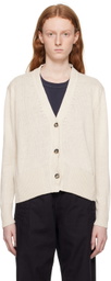 Margaret Howell Off-White Oversized Cardigan