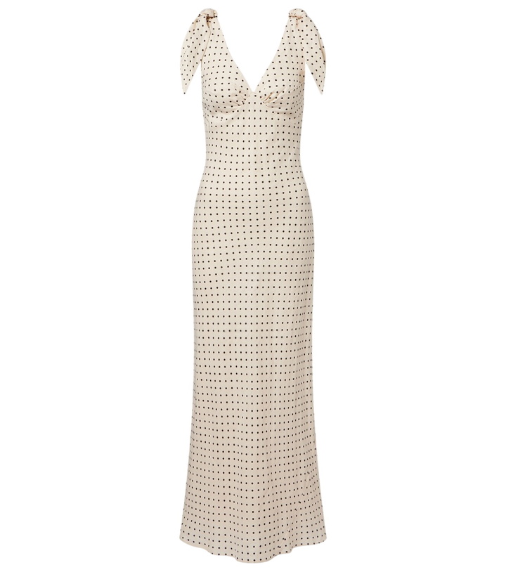 Photo: Faithfull Solana polka-dot linen maxi dress