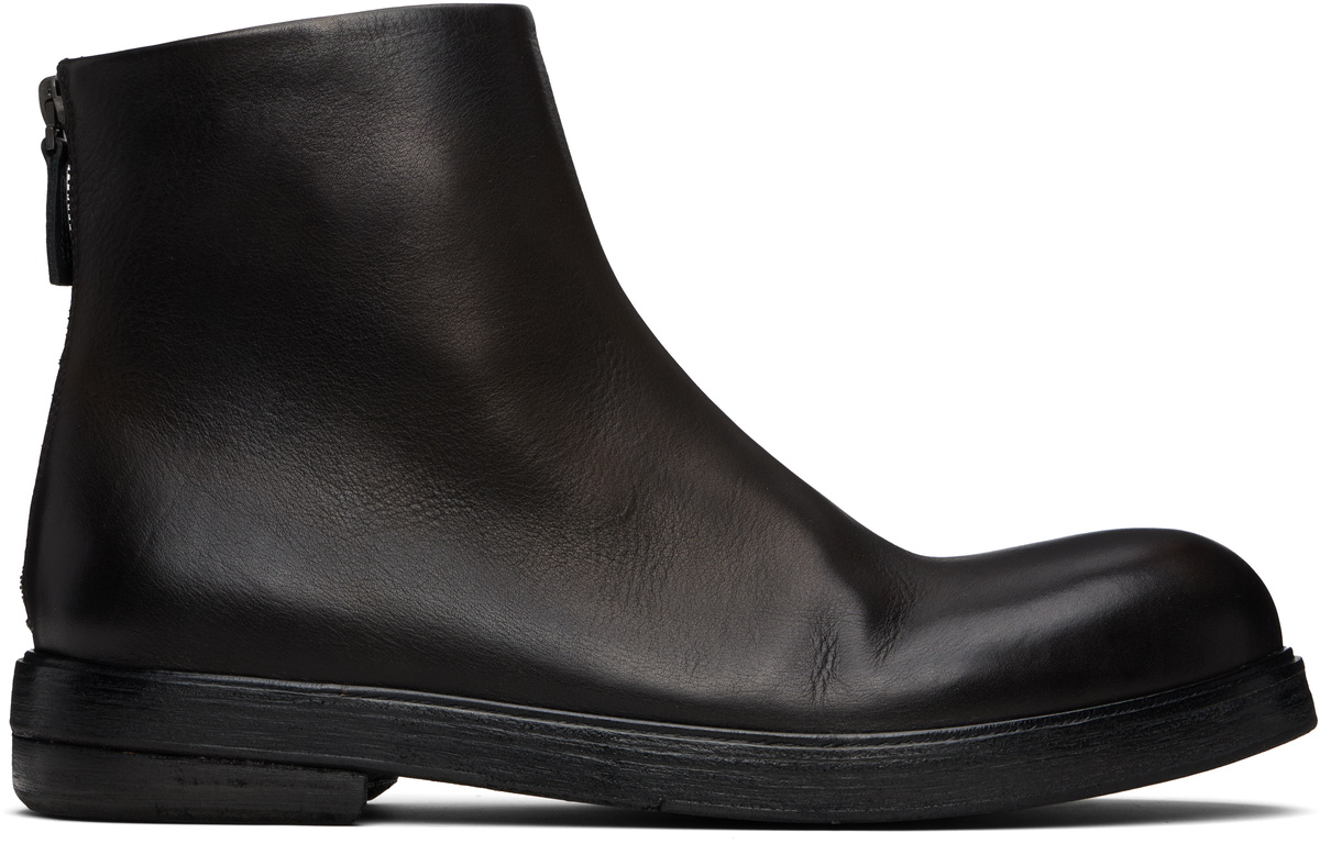 Marsèll Black Zucca Zeppa Ankle Boots