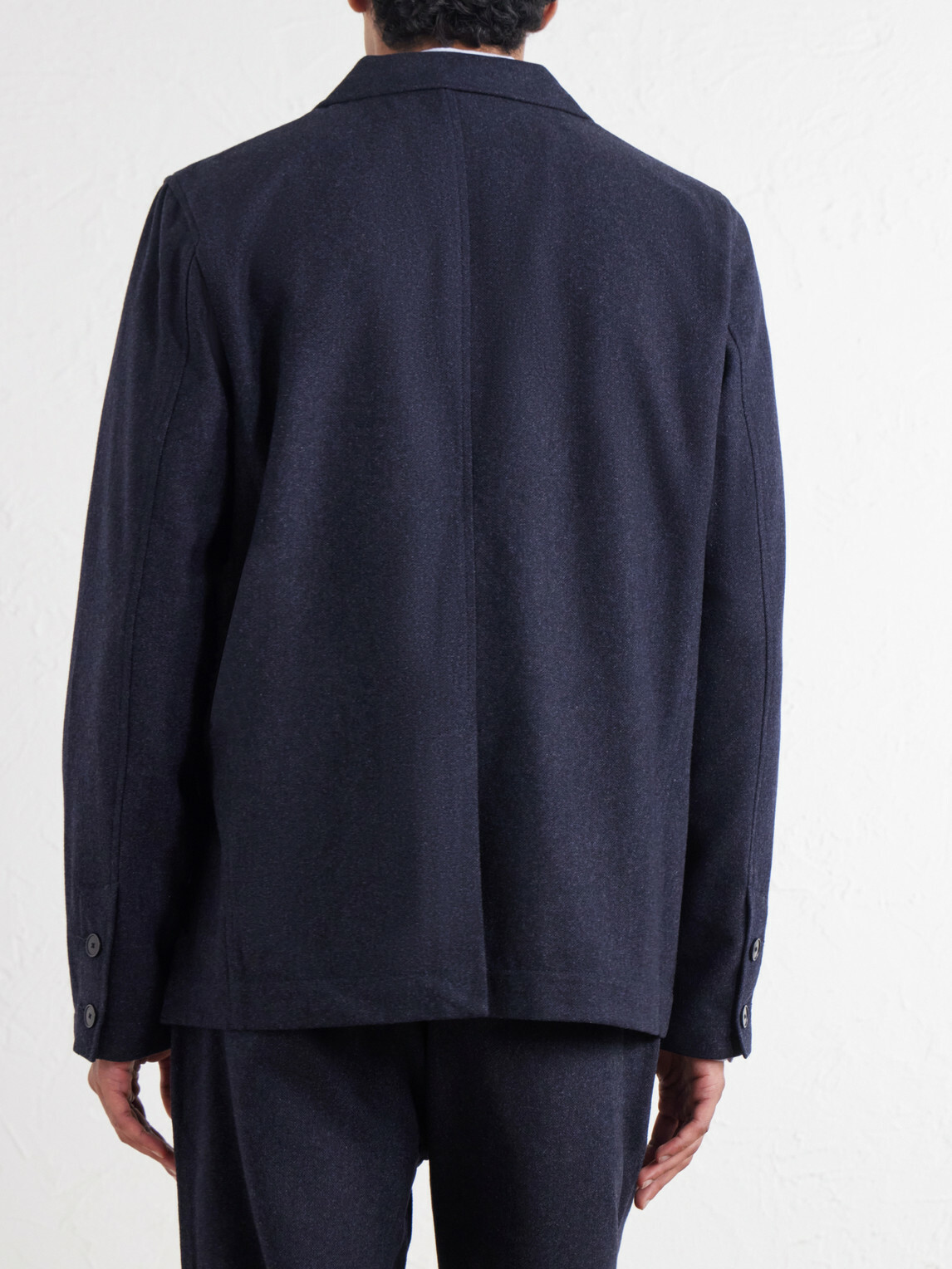 Folk - Assembly Mélange Wool-Blend Suit Jacket - Blue
