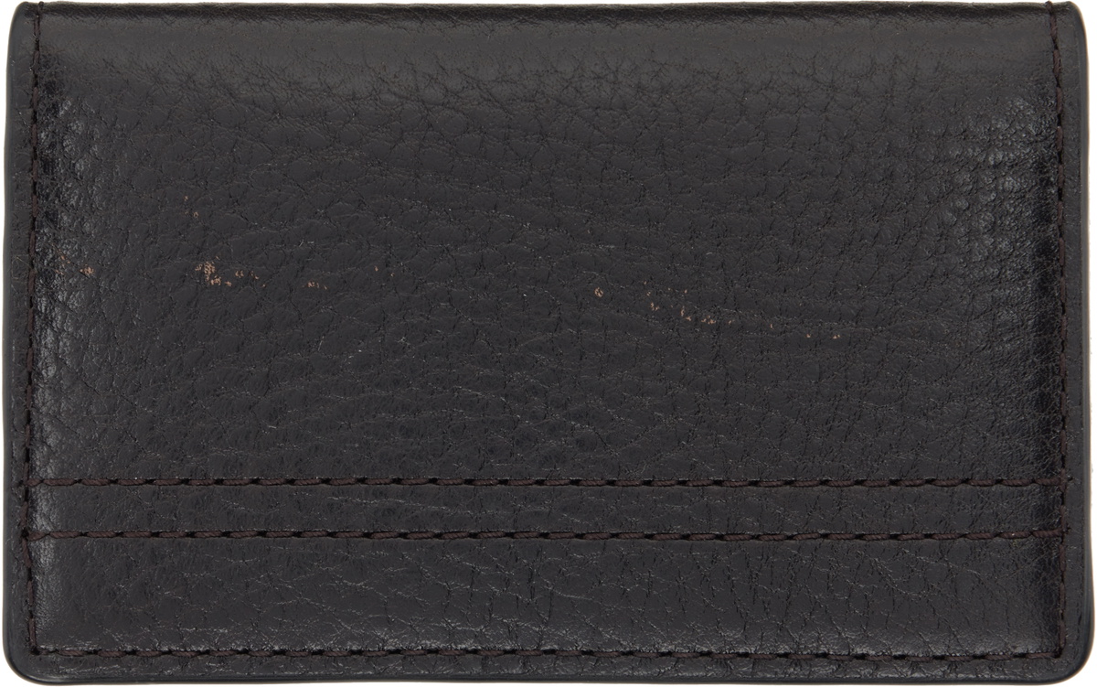 LEMAIRE Brown Gear Pocket Organizer Card Holder
