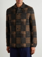 Sid Mashburn - Checked Wool-Flannel Overshirt - Brown