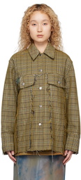 Song for the Mute Beige Long Jacket