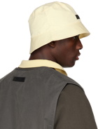 Essentials Yellow Twill Bucket Hat