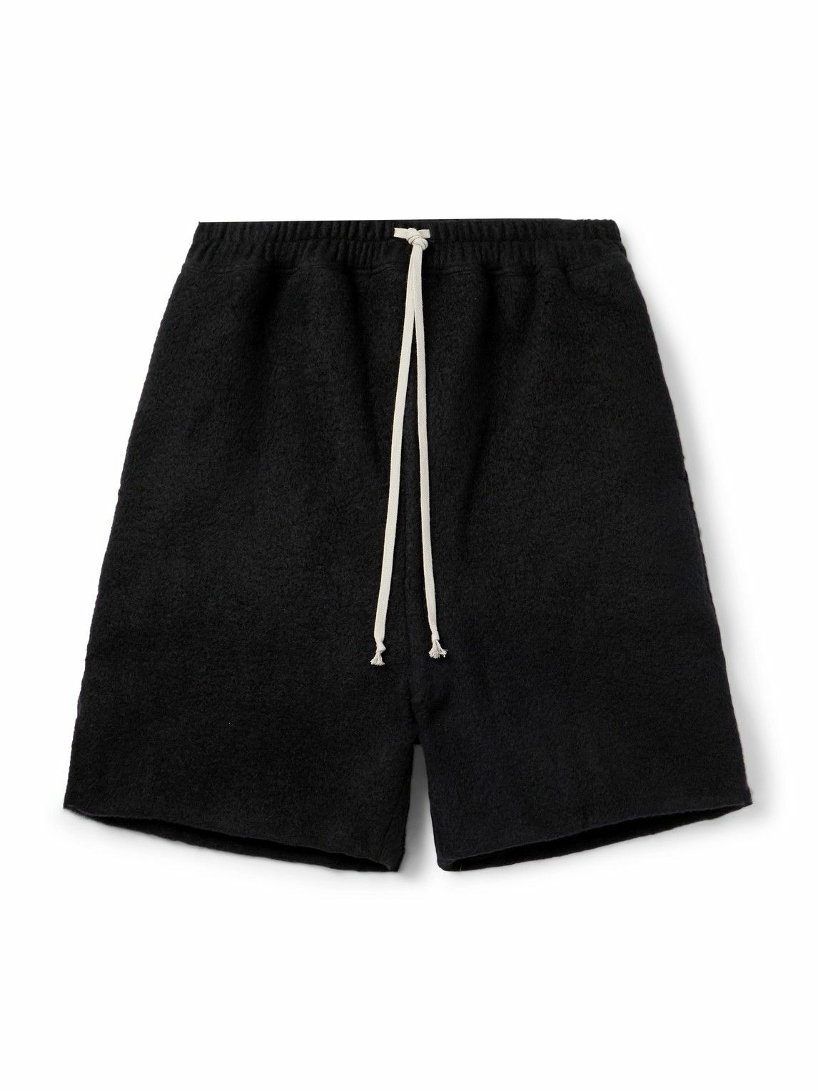 Rick Owens Black Drawstring Slim Astaires Cropped Trousers Rick Owens