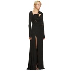 Versace Black Crepe Pin Dress