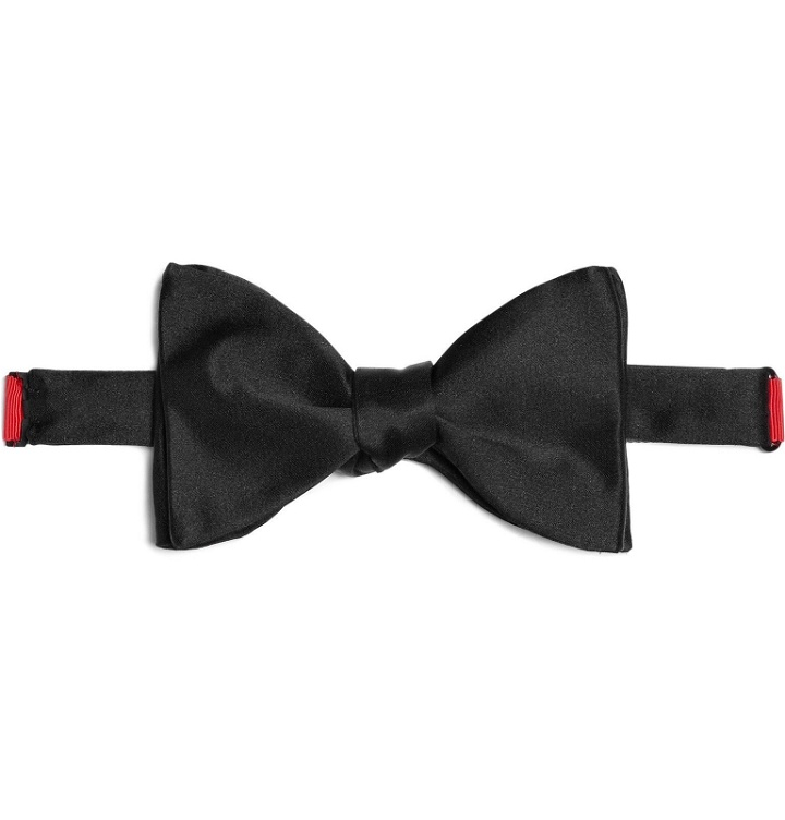 Photo: Turnbull & Asser - Pre-Tied Silk Bow Tie - Black