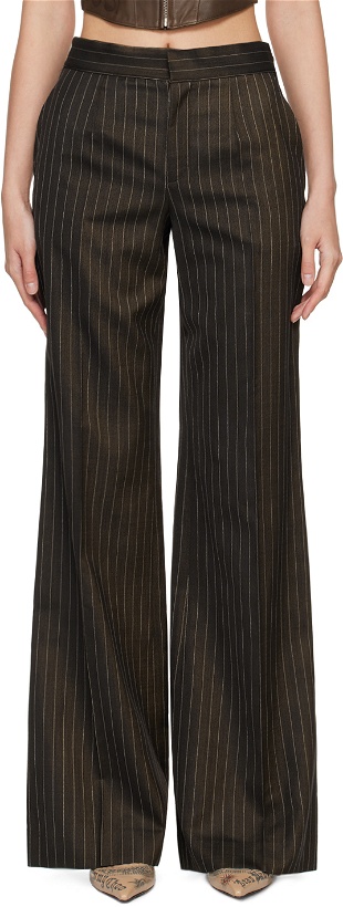 Photo: Jean Paul Gaultier Brown 'The Thong Suit' Trousers