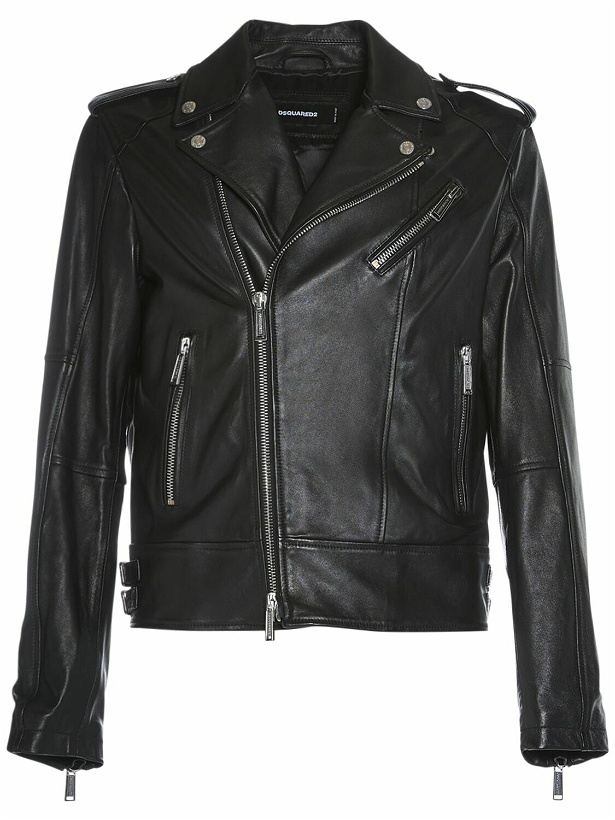 Photo: DSQUARED2 - Kiodo Leather Zip Jacket