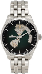 Hamilton Silver Open Heart Automatic Watch