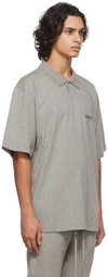 Essentials Grey Jersey Polo