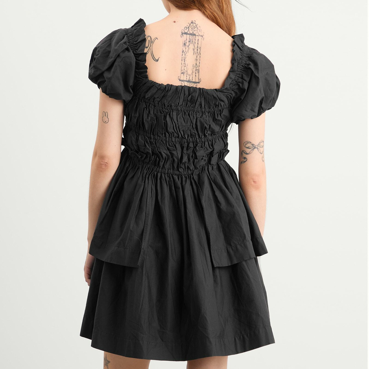 Damson Madder Women's Lyza Mini Dress in Black