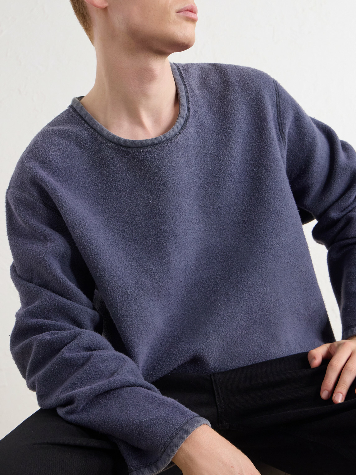 Our Legacy - Double Lock Brushed Cotton-Jersey Sweatshirt - Purple