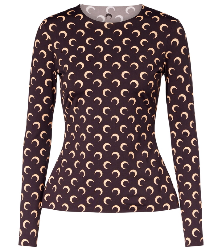 Photo: Marine Serre All Over Moon jersey top