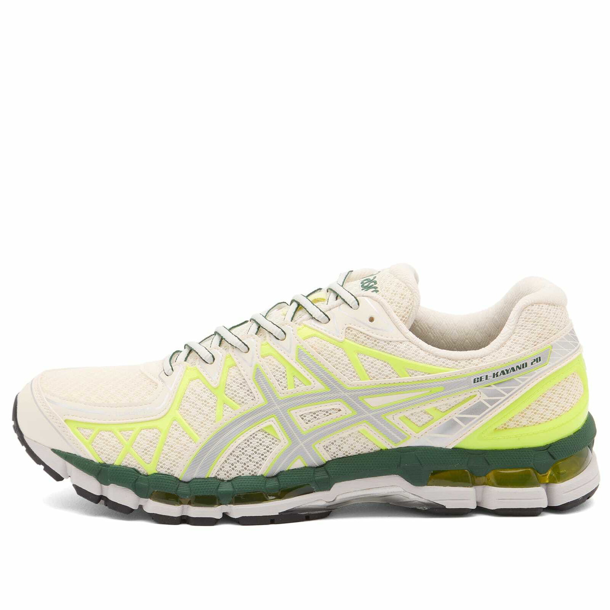 Asics GEL-Kayano 20 Sneaker in Cream/Pure Silver