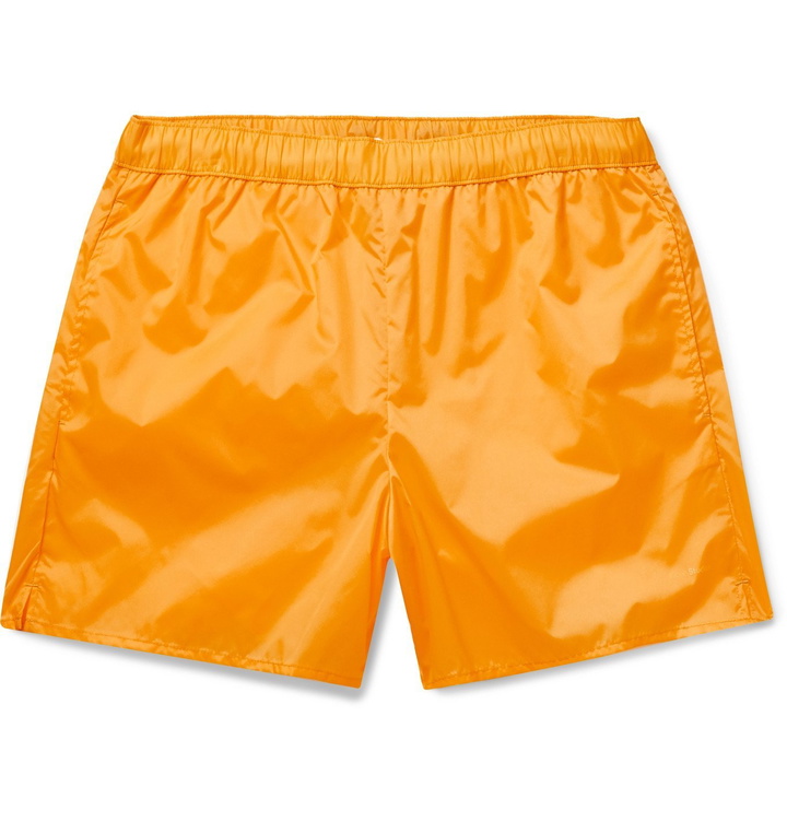 Photo: Acne Studios - Warrick Slim-Fit Mid-Length Swim Shorts - Yellow