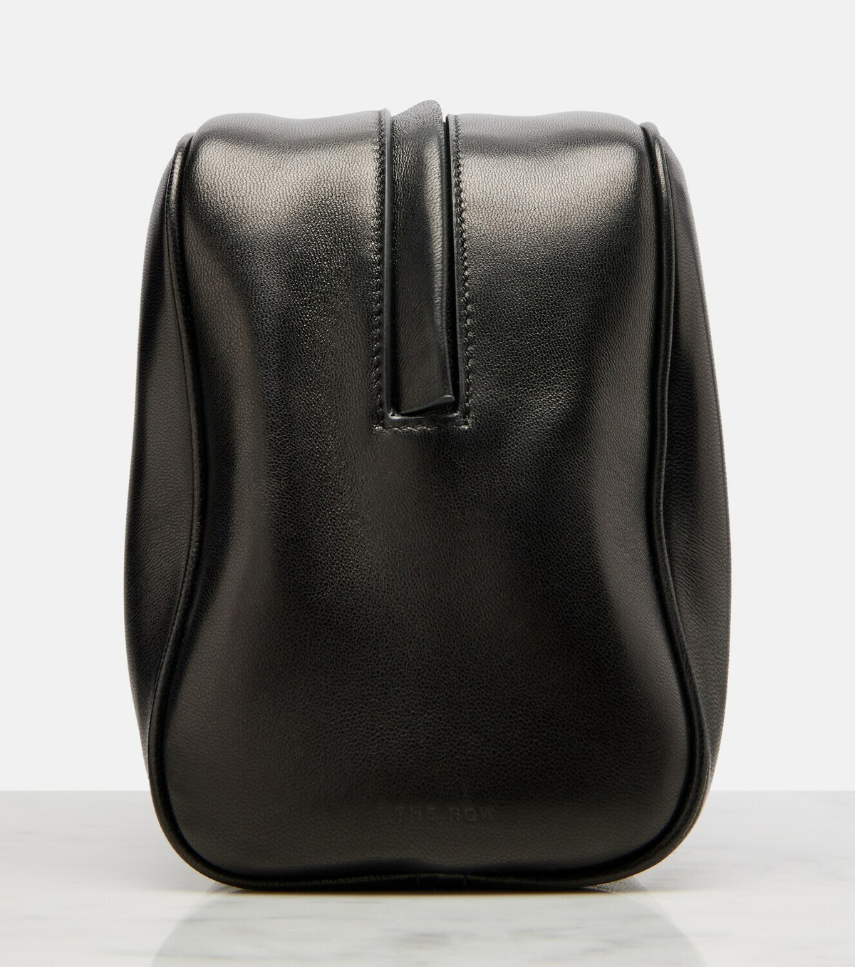 The Row Leila Small leather clutch