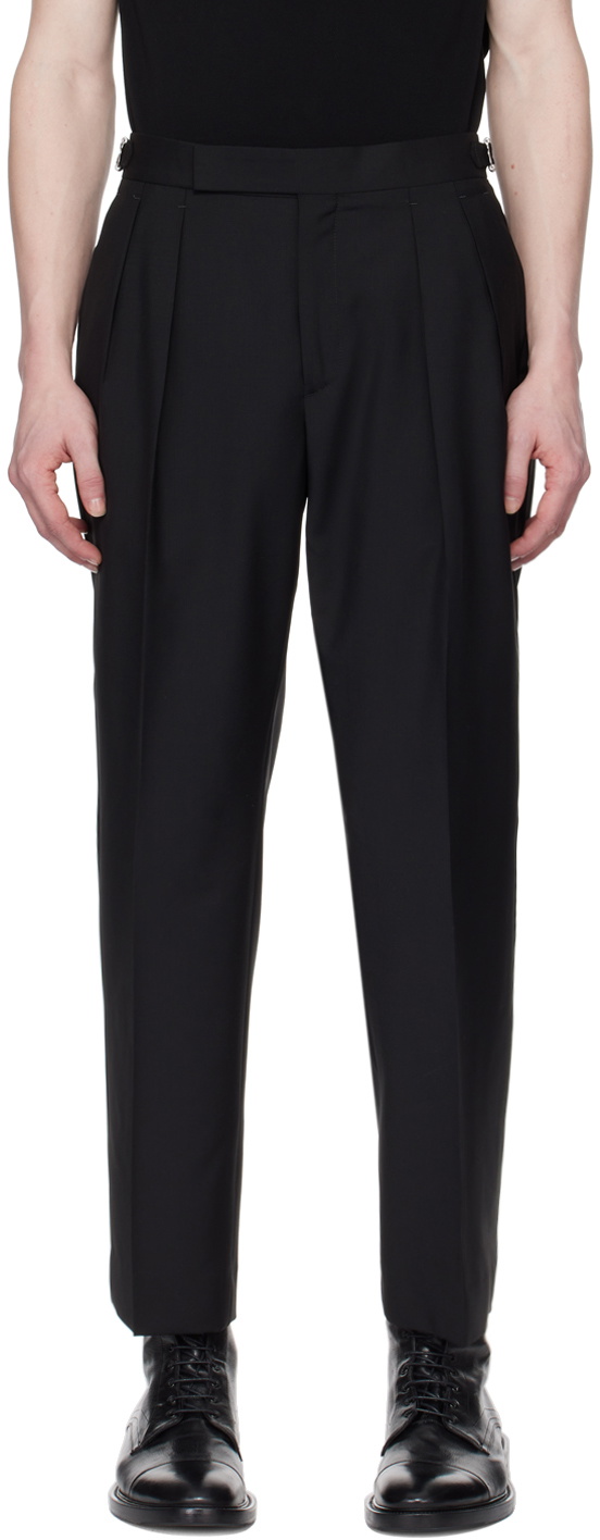 Paul Smith Black Pleated Trousers Paul Smith