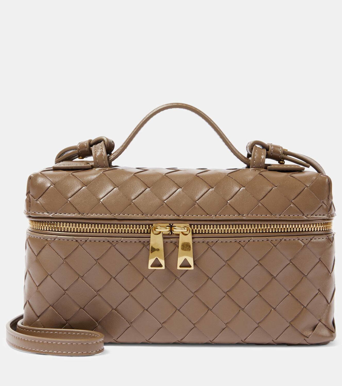 Bottega Veneta Bang Bang Mini Intrecciato leather vanity bag