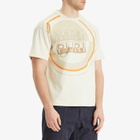 Napapijri Men's Premium Macro Dimension Print T-Shirt in Beige Dimity