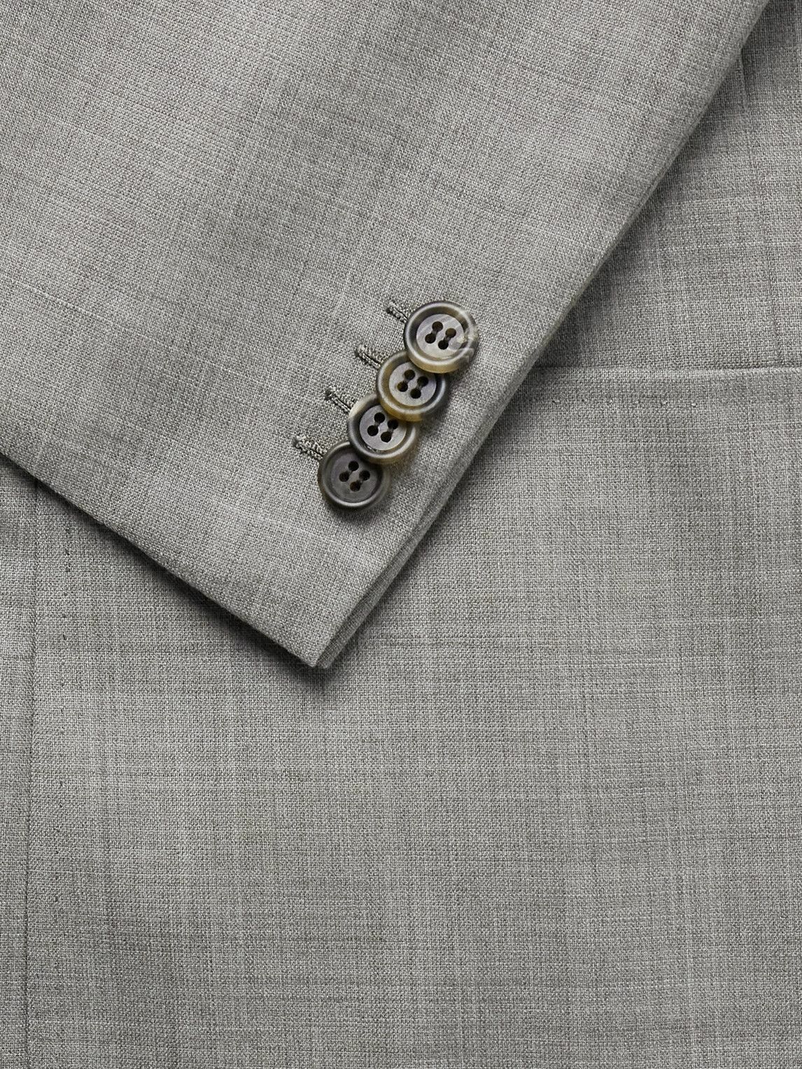 Brioni - Soffio Wool and Silk-Blend Blazer - Gray