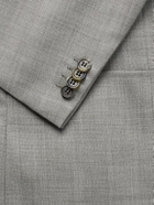 Brioni - Soffio Wool and Silk-Blend Blazer - Gray