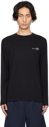 A.P.C. Black Item Long Sleeve T-Shirt