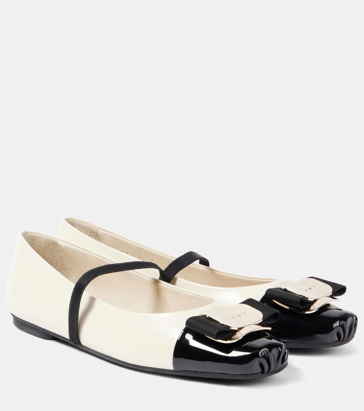 Ferragamo Zina leather ballet flats Salvatore Ferragamo
