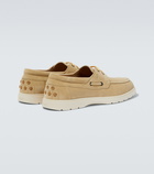 Tod's - Suede boat shoes