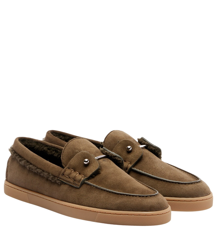 Photo: Christian Louboutin Chambeliboat suede loafers
