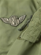 Visvim - Thorson Marque Logo-Appliquéd Shell Bomber Jacket - Green