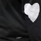 SOPHNET. Men's Heart Cardigan in Black
