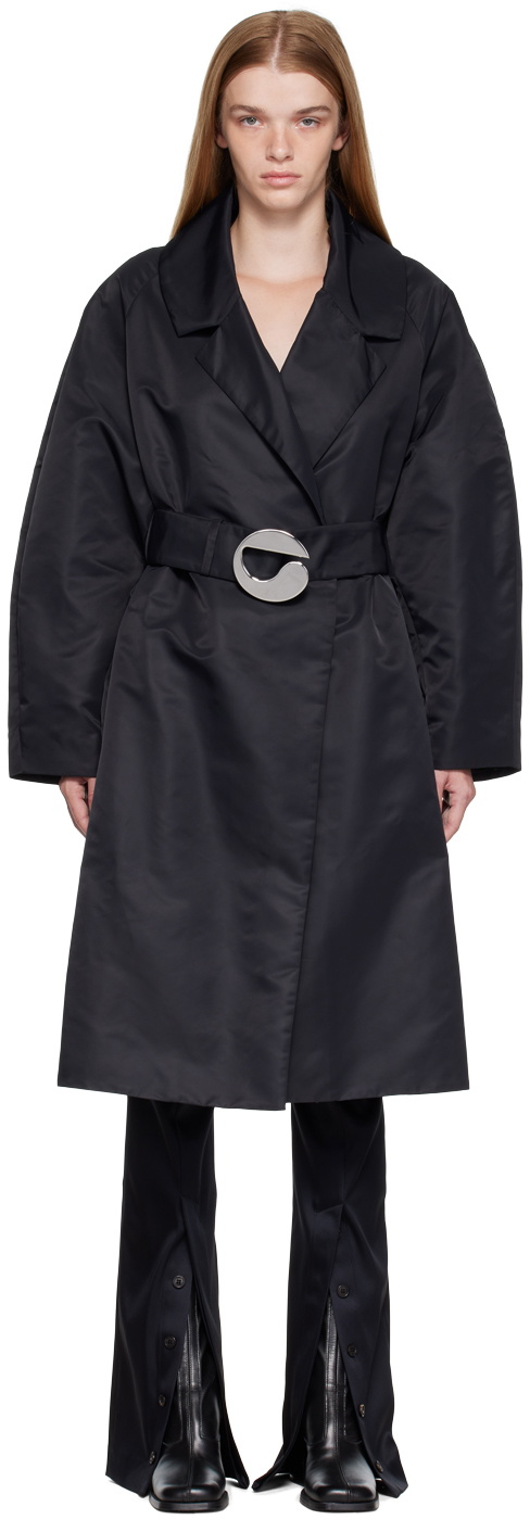 Coperni Black Belted Coat Coperni