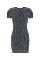 T by Alexander Wang Dark Grey Stretch Polyester Mini Dress