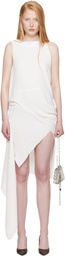 AARON ESH SSENSE Exclusive Bridal Capsule Boat Neck Minidress