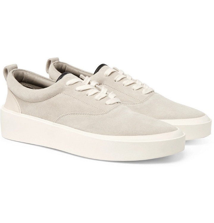 Photo: Fear of God - 101 Nubuck and Leather Sneakers - Men - Gray