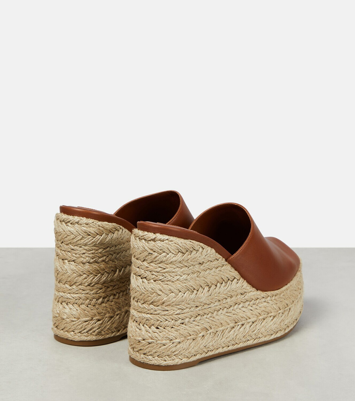 Christian Louboutin Ariella Zeppa leather espadrille sandals