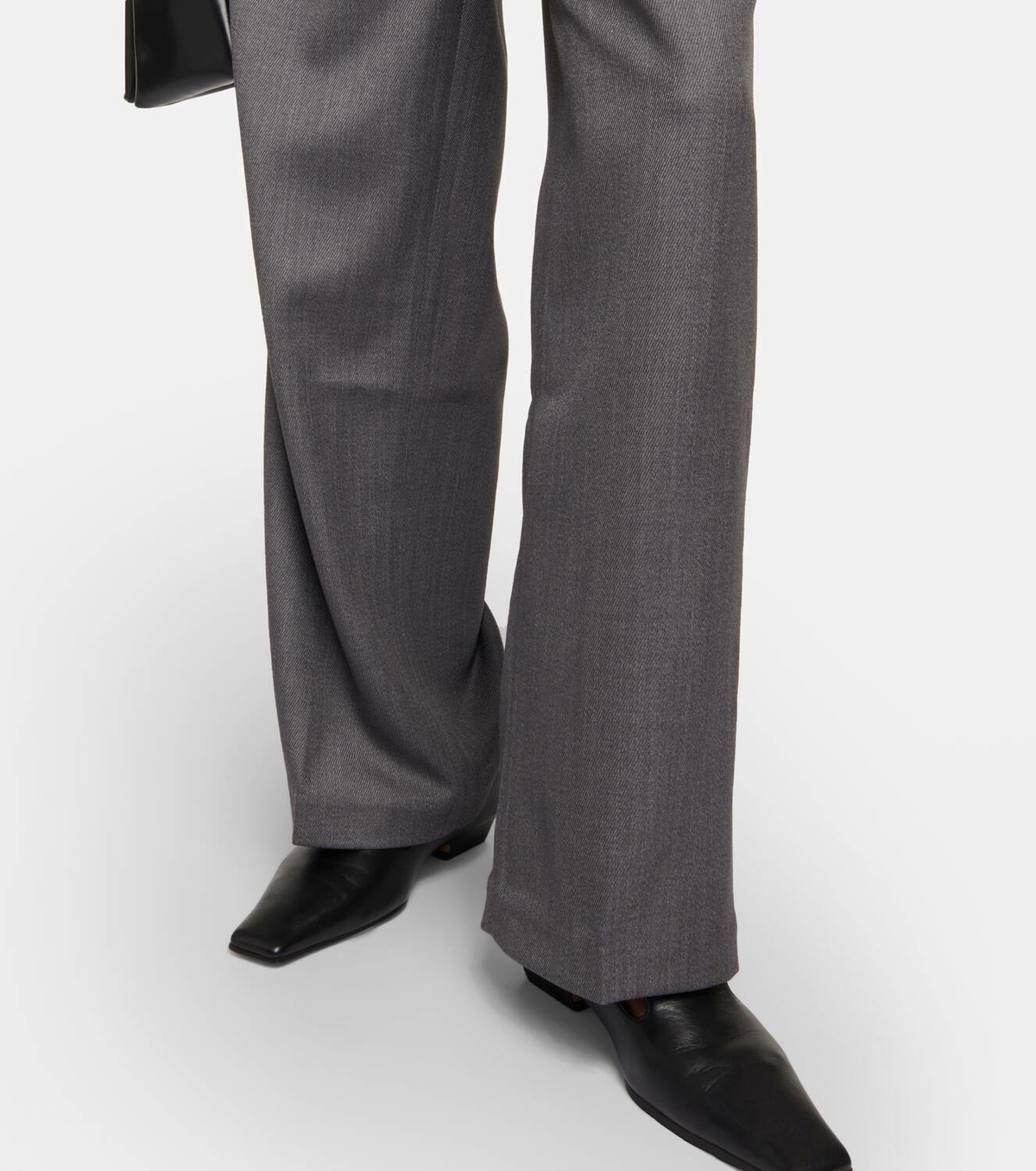 Jacques Wei Wool-blend twill straight pants