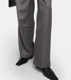 Jacques Wei Wool-blend twill straight pants