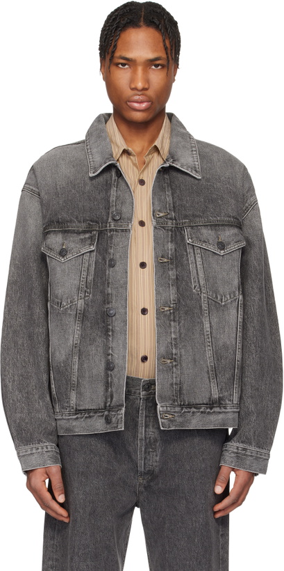 Photo: AGOLDE Gray Stephano Denim Jacket