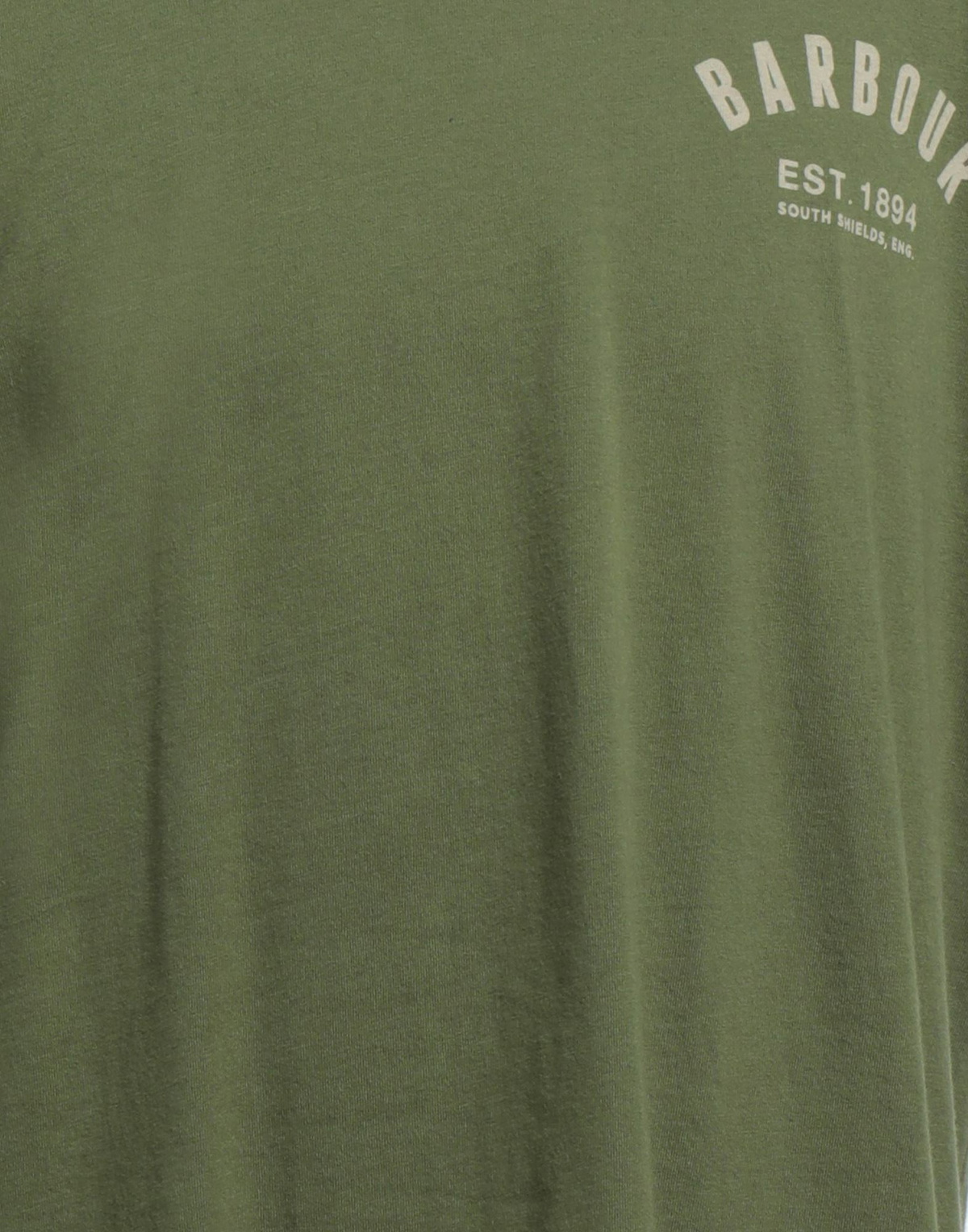 Barbour Mens T-shirt Military in Green