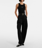 Givenchy Paris logo cotton tank top