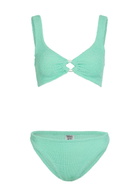 Hunza G Julia Crinkle Bikini - Mint - One Size