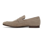 Dunhill Beige Suede Soft Chiltern Loafers