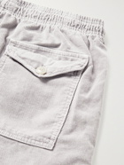 SAVE KHAKI UNITED - Easy Cotton-Corduroy Drawstring Shorts - Gray