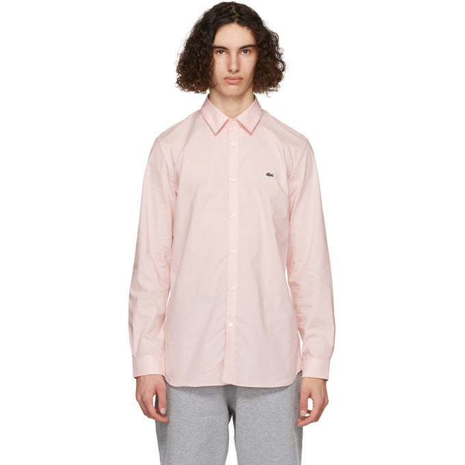 Photo: Lacoste Pink Stretch Slim Fit Shirt