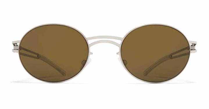 Photo: Mykita Dada - Shiny Silver Sunglasses