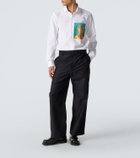 Junya Watanabe x Luigi Borrelli printed cotton shirt