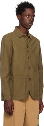 Universal Works Brown Bakers Chore Jacket